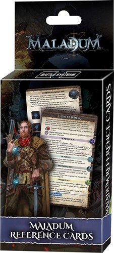 BATBSGMDA003 Maladum Board Game: Reference Cards published by Battle Systems Ltd