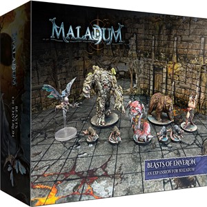 2!BATBSGMDE004 Maladum Board Game: Beasts Of Enveron Expansion published by Battle Systems Ltd