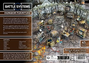 BATBSTFDE009 Battle Systems Dungeon Furniture Terrain Set published by Battle Systems Ltd