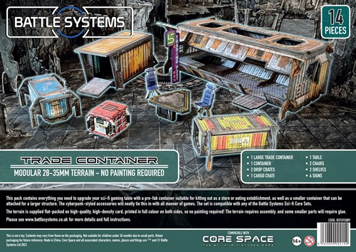 Core Space Board Game: First Born Trade Container