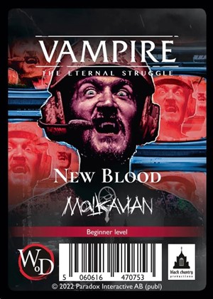 BC0034 Vampire The Eternal Struggle (VTES): 5th Edition New Blood: Malkavian Starter Deck published by Black Chantry