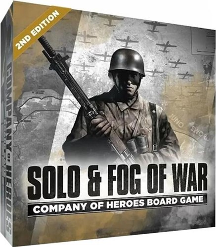 BCGCH002 Company Of Heroes Board Game: 2nd Edition Solo And Fog Of War Expansion published by Bad Crow Games