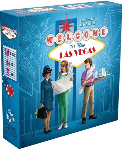 BCGWTNLV1000 Welcome To New Las Vegas Board Game published by Blue Cocker Games