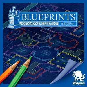 2!BEZBMKL Blueprints Of Mad King Ludwig Board Game published by Bezier Games