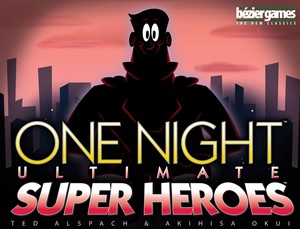 BEZONSH One Night: Ultimate Super Heroes Card Game published by Bezier Games