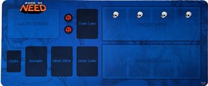 BLG036NPM Hour Of Need Board Game: Neoprene Mat published by Blacklist Games