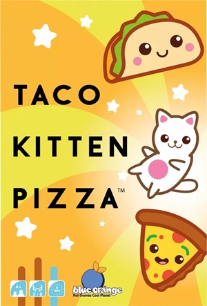 2!BLU25901 Taco Kitten Pizza Card Game published by Blue Orange Games