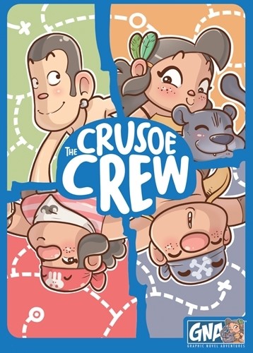 BLUKU01 The Crusoe Crew Adventure Book published by Blue Orange Games