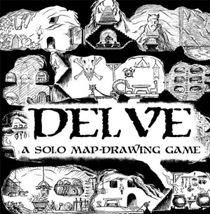 2!BLWDEL01 Delve Game: Solo Map Drawing Ruleset published by Anna Blackwell