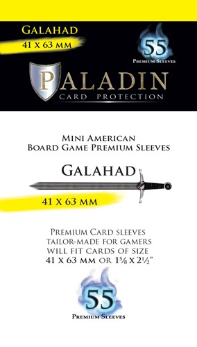 55 x Paladin Card Sleeves: Galahad (41mm x 63mm)