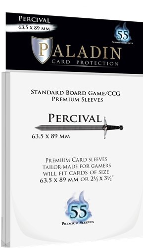 55 x Paladin Card Sleeves: Percival (63.5mm x 89mm)