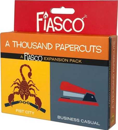 BPG108 Fiasco RPG: A Thousand Papercuts Expansion Pack published by Bully Pulpit Games