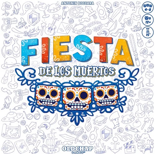 BREFIESTA01 Fiesta De Los Muertos Game published by Blackrock Editions