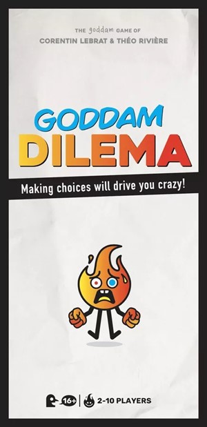 2!BRELUMGOD Goddam Dilemma Card Game published by Blackrock Editions