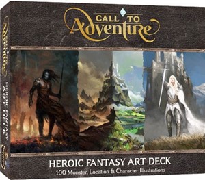 2!BRW368 Call To Adventure Board Game: Heroic Fantasy Art Deck published by Brotherwise Games