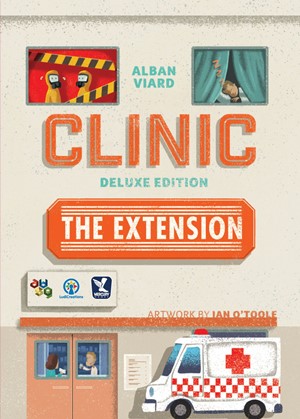 2!CAPCLI01 Clinic Board Game: Deluxe Edition Extension 1 published by Capstone Games