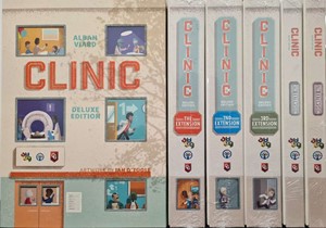 CAPCLIDLXBUNDLE Clinic Board Game: Deluxe Edition And Expansions Bundle published by Capstone Games