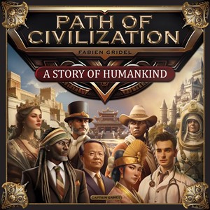 CAPGPOCBEN Path Of Civilization Board Game published by Captain Games