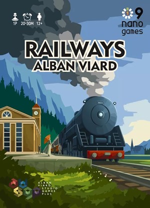 CAPNANO01 Railways Board Game published by Capstone Games