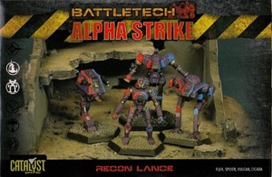 CAT35713 Classic BattleTech: Recon Lance Pack Miniatures published by Catalyst Game Labs