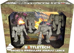 2!CAT35770 BattleTech: Snord's Irregulars Assault Lance published by Catalyst Game Labs