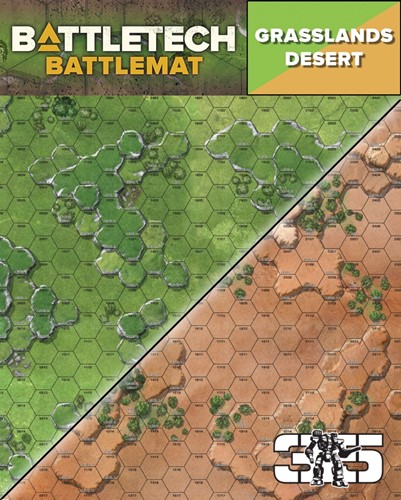 BattleTech: Battle Mat Grasslands Desert
