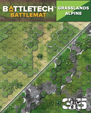 CAT35800C BattleTech: Battle Mat Grasslands Alpine published by Catalyst Game Labs