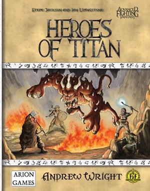 2!CB77024 Advanced Fighting Fantasy RPG: Heroes Of Titan published by Arion Games