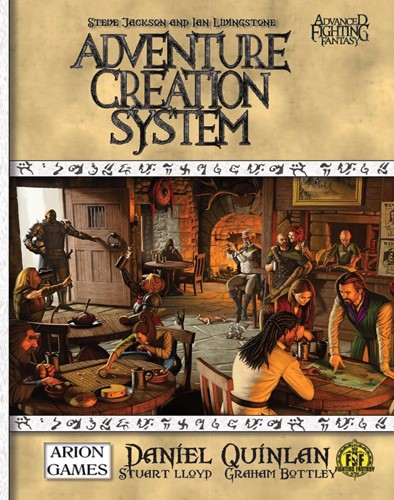 CB77026HC Advanced Fighting Fantasy RPG: Adventure Creation System (Hardback) published by Arion Games