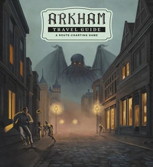 CGA18001 Arkham Travel Guide Board Game published by Crowd Games