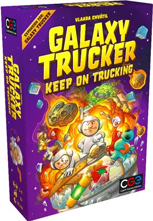 2!CGE00064 Galaxy Trucker Board Game: Keep On Trucking Expansion published by Czech Game Editions