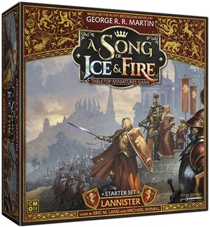 CMNSIF001B Song Of Ice And Fire Board Game: Lannister Starter Set published by CoolMiniOrNot