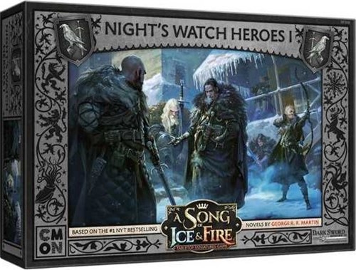 CMNSIF1309 Song Of Ice And Fire Board Game: Night's Watch Heroes 1 Expansion published by CoolMiniOrNot