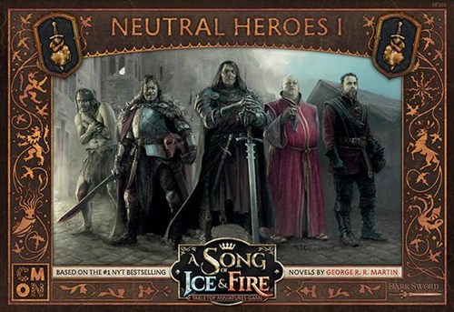 CMNSIF505 Song Of Ice And Fire Board Game: Neutral Heroes 1 Expansion published by CoolMiniOrNot