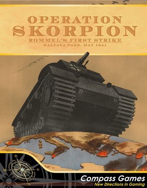 COM1019 Operation Skorpion Board Game published by Compass Games