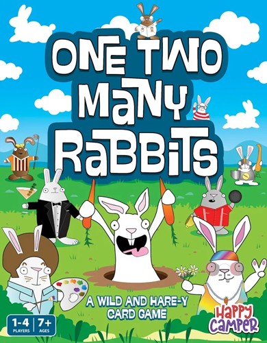 CSGHCG2003 One Two Many Rabbits Board Game published by Happy Camper
