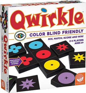 2!CSGQWIRKLECOLOR Qwirkle Board Game: Color Blind Friendly Edition published by Scorpion Masque