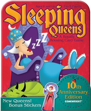 CSP0230T Sleeping Queens Card Game: 10th Anniversary Tin published by Gamewright