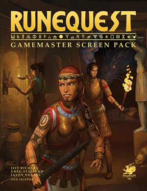 CT4029 Runequest RPG: Roleplaying In Glorantha Gamemaster Screen Pack published by Chaosium