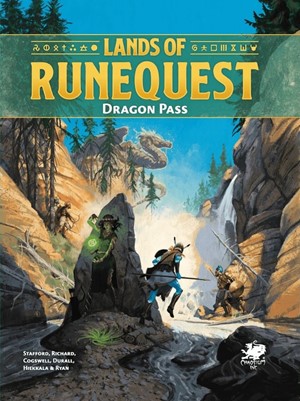 3!CT4037H RuneQuest RPG: Dragon Pass published by Chaosium