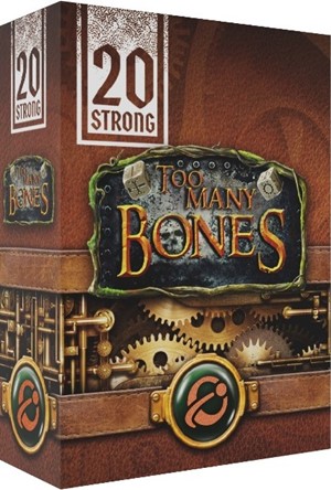 CTGSTRADD001 20 Strong Board Game: Too Many Bones Expansion published by Chip Theory Games