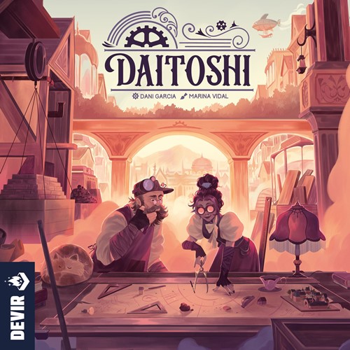 DEVBGDAIML Daitoshi Board Game published by Devir Games