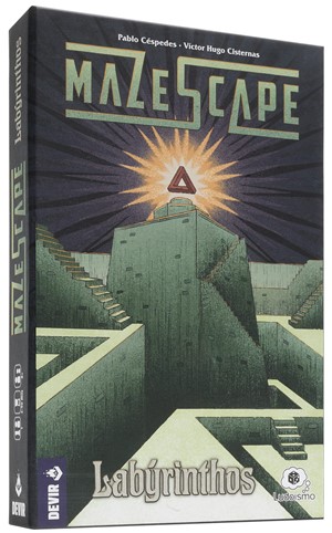 2!DEVBGMAZEL Mazescape Labyrinthos Board Game published by Devir
