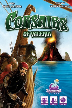 DLYCOR001 Corsairs Of Valeria Dice Game published by Daily Magic Games