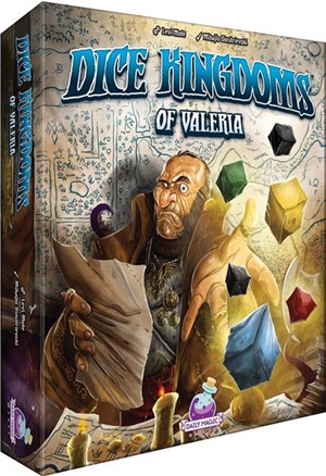 DLYDKOV001 Dice Kingdoms Of Valeria Board Game published by Daily Magic Games
