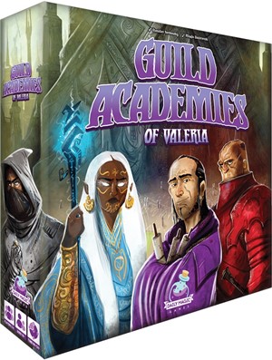 DLYGAOV001 Guild Academies Of Valeria Board Game published by Daily Magic Games