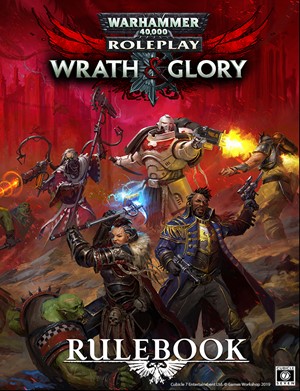 DMGCB72600 Warhammer 40000 RPG: Wrath And Glory Core Rulebook (Damaged) published by Cubicle 7 Entertainment