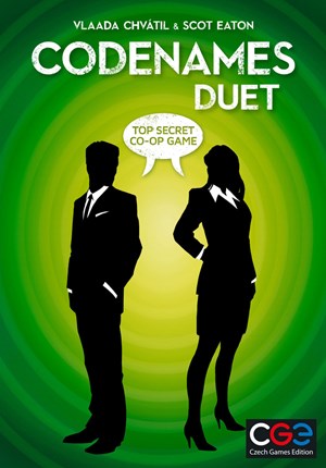 DMGCGE00040 Codenames Card Game: Duet (Damaged) published by Czech Game Editions
