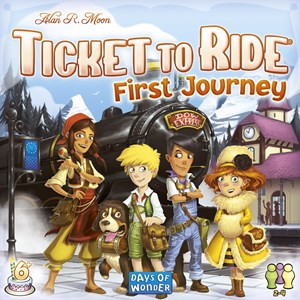 DMGDOW720027 Ticket To Ride Board Game: First Journey Europe (Damaged) published by Days Of Wonder