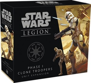 DMGFFGSWL47 Star Wars Legion: Phase I Clone Troopers Unit Expansion (Damaged) published by Fantasy Flight Games